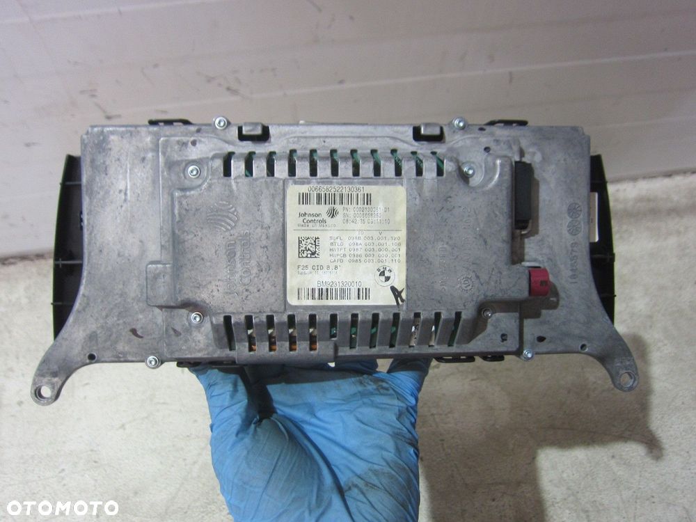 BMW X3 F25 EKRAN WYŚWIETLACZ NAWIGACJI 8.8" 65509289584 65509231320 9231320 - 5