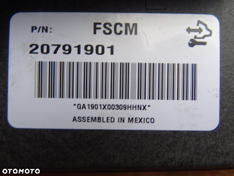 MODUŁ POMPY PALIWA STEROWNIK KOMPUTER 2,8 V6 OPC OPEL INSIGNIA 20791901 pin carpass sps programowani - 3