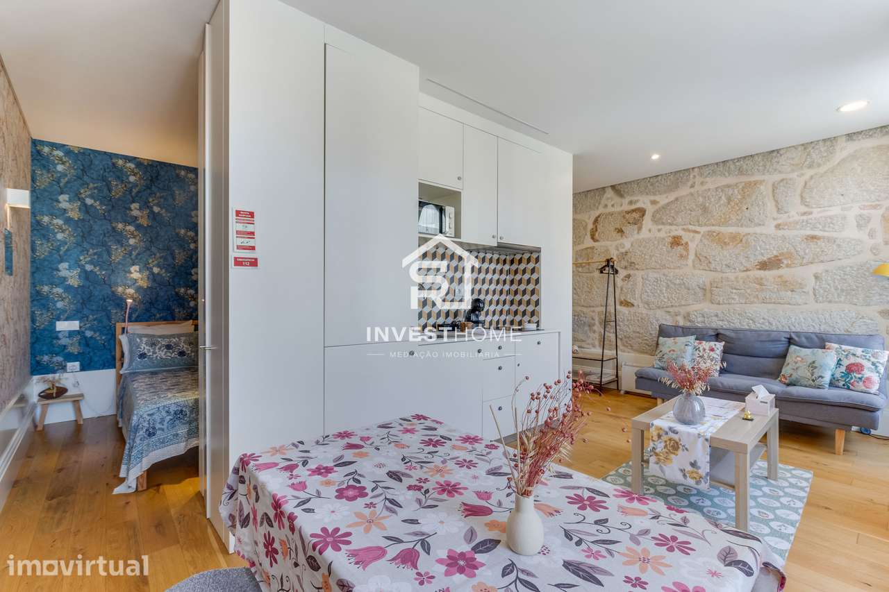 Apartamento T1 | Mobilado e Equipado | Terraço | Último Piso - Grande imagem: 4/33