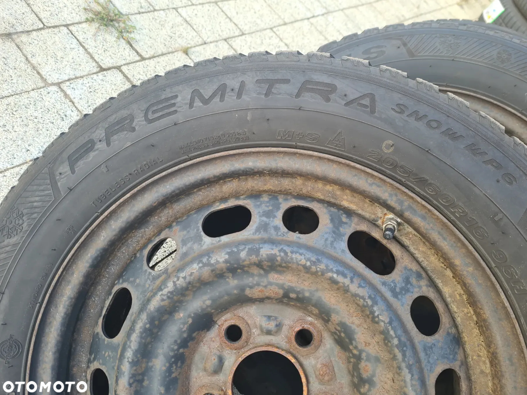 4 felgi stalowe r16" 5x114,3 Mazda 6 GH opony zima 205/60r16 maxxis 2022rok czujniki 6,5mm - 4