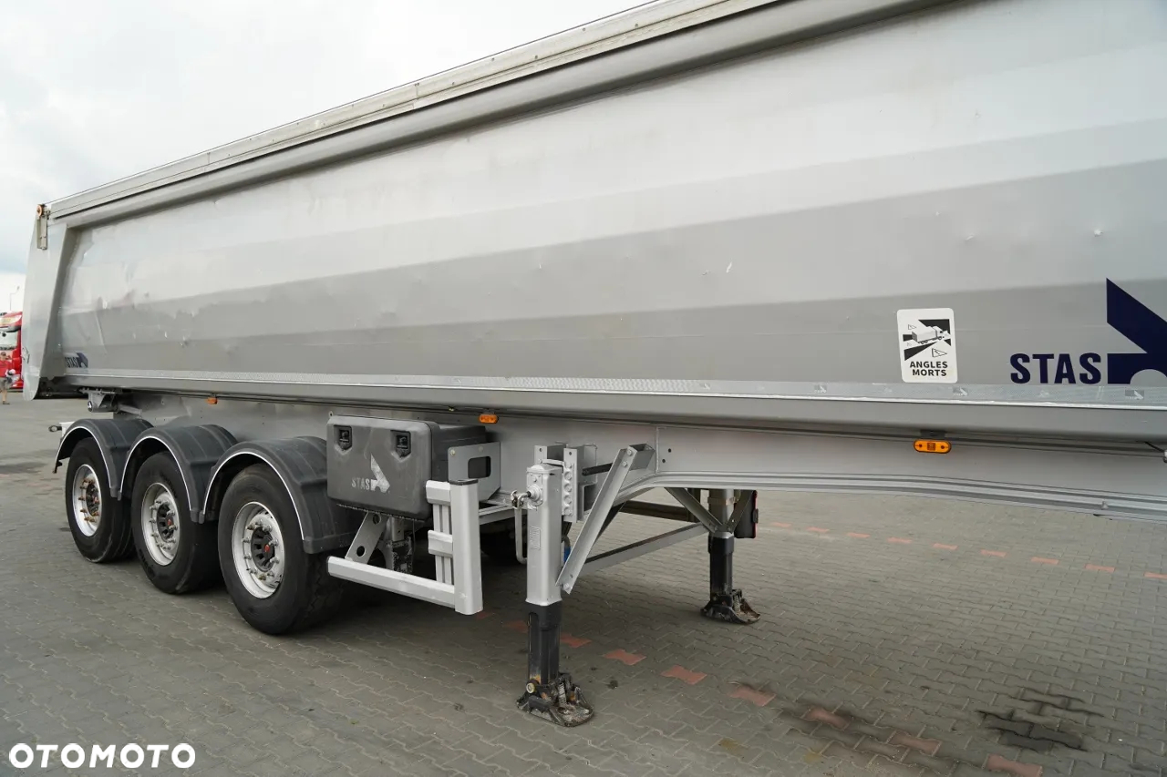 Stas WYWROTKA / 26m3 / ALUMINIOWA / OŚ PONOSZONA / SKRĘTNA / OSIE SAF - 9