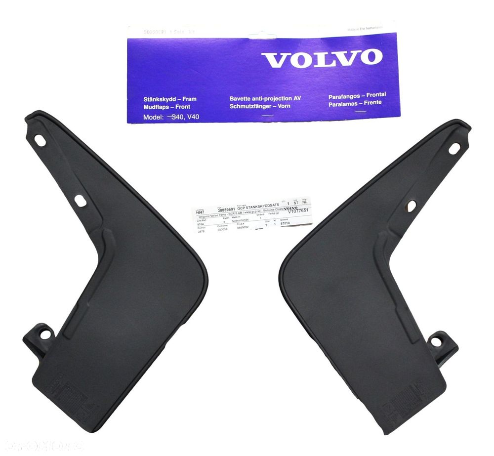 VOLVO S40 V40 I (-04) zestaw chlapacze przod OE - 2