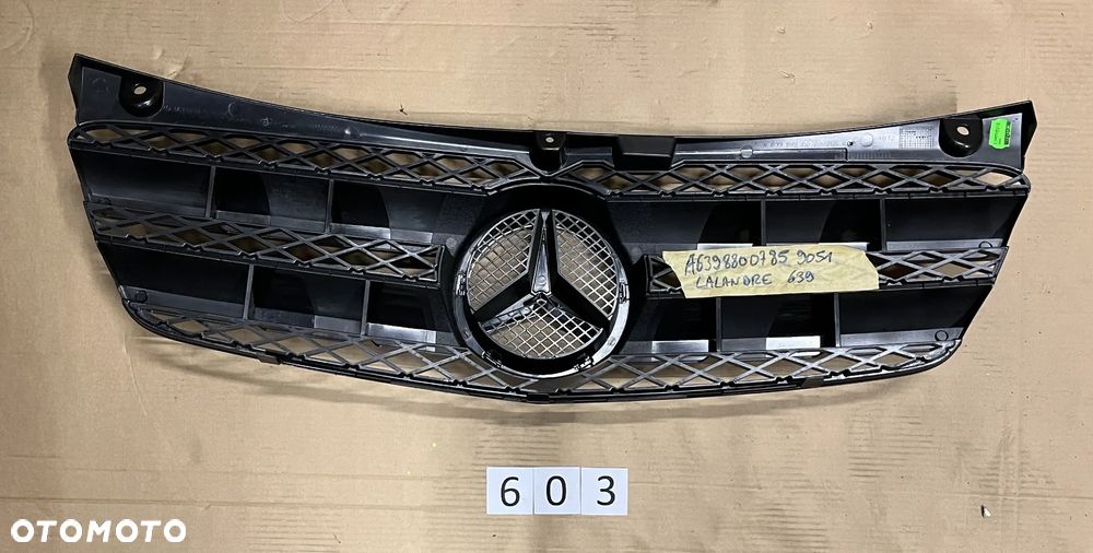 Grill atrapa chłodnicy Mercedes Vito Viano W 639 A 6398800785, A 6398800023 - 3