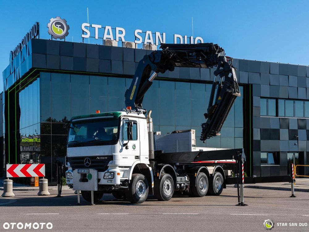 Mercedes-Benz ACTROS 4144 8x4 PALFINGER PK 85002 HDS Żuraw Wciągarka Fly Jib - 3