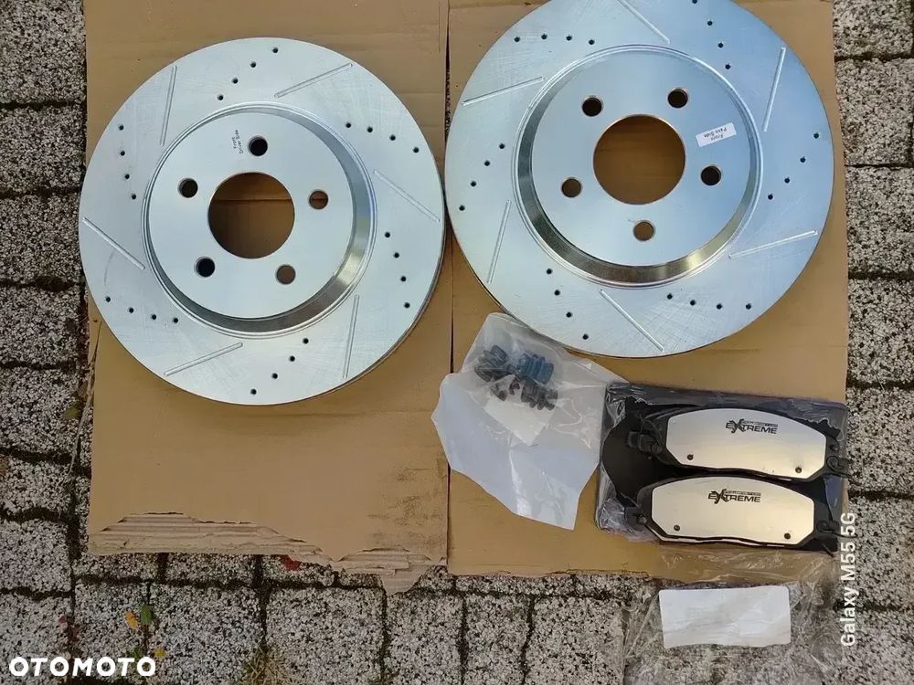 Tarcze hamulcowe przód PowerStop Z26 klocki hamulcowe Mustang 3.7 2010-14, łożyska tył uszczelniacz, przetwornica xenon OEM żarnik ksenon - 2