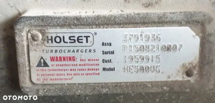 TURBINA TURBOSPRĘŻARKA DAF XF 106 460KM 3791936 HOLSET - 4