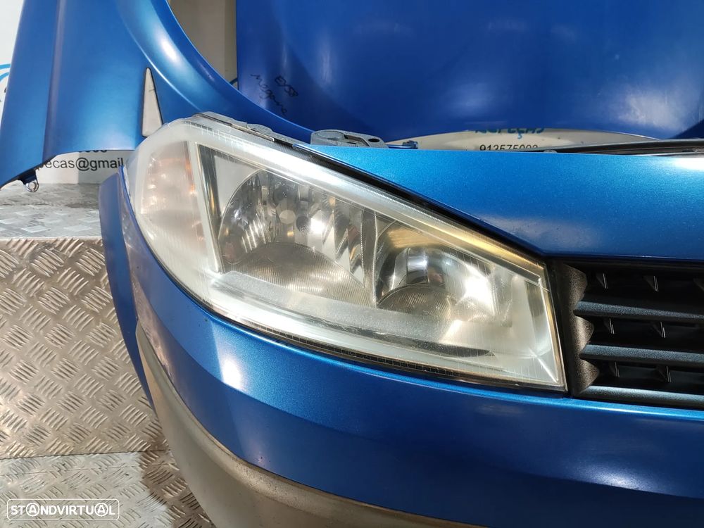 FRENTE COMPLETA RENAULT MEGANE 2 II MK2 FACELIFT CAPOT PARACHOQUES GUARDA-LAMAS OTICAS RADIADOR VENTILADOR FRENTE FIBRA REFORÇO - 4
