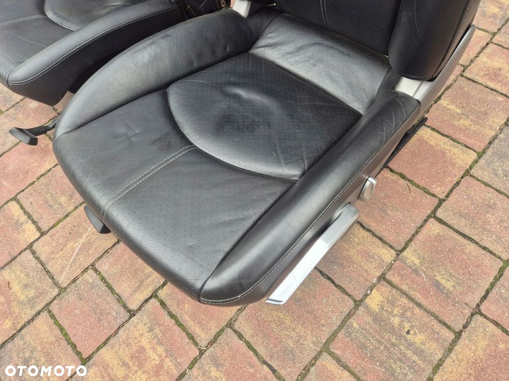 fotel prawy lewy czarny 2szt porsche boxster 987 - 10