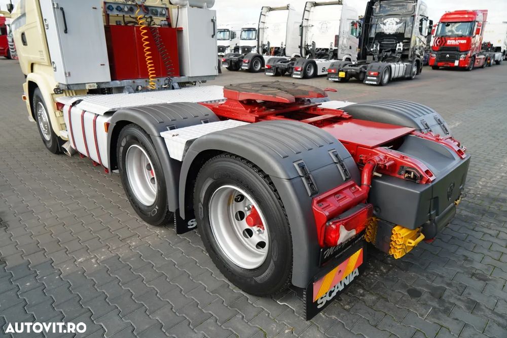 Scania R 580 / V8 / 6x4 / GVM: 95.000 KG / I-PARK COOL/ OPTICRUISE / REMORCĂ TRACTOR 3 AXIE - 12