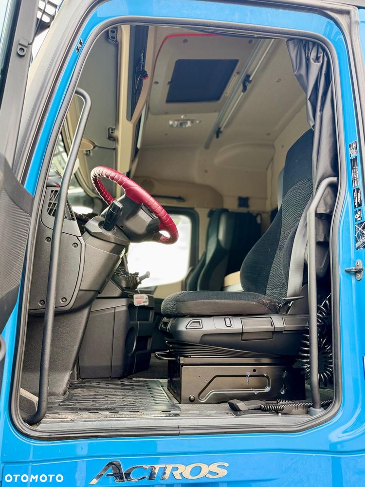 Mercedes-Benz ACTROS 1833 / FIRANKA/ WINDA / NOWY TACHOGRAF G2V2 / 19PALET / 8TON ŁADOWNOŚCI / AUTOMAT / DUŻY SILNIK  / SYPIALKA / SERWISOWANY / 2018 / JAK NOWY  / - 15