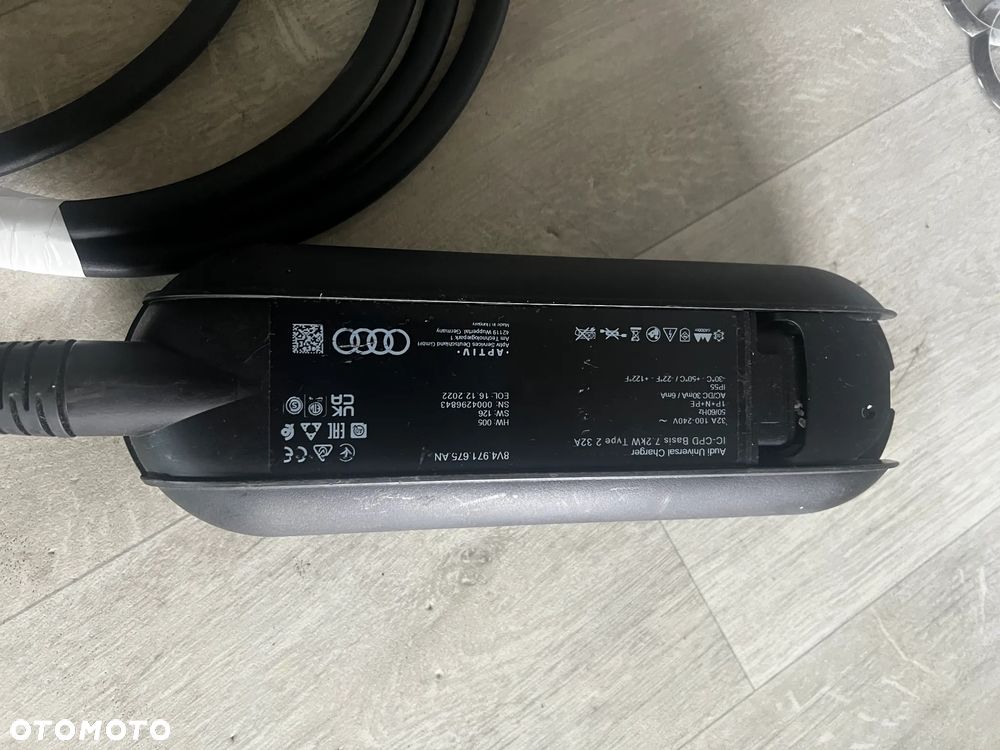 ZESTAW KABLI DO ŁADOWANIA AUDI E-TRON Q8 Q6 Q4 ŁADOWARKA AKUMULATORA 8V4971675AN 7PP971678GG 1EA971639E CENY W OPISIE - 5