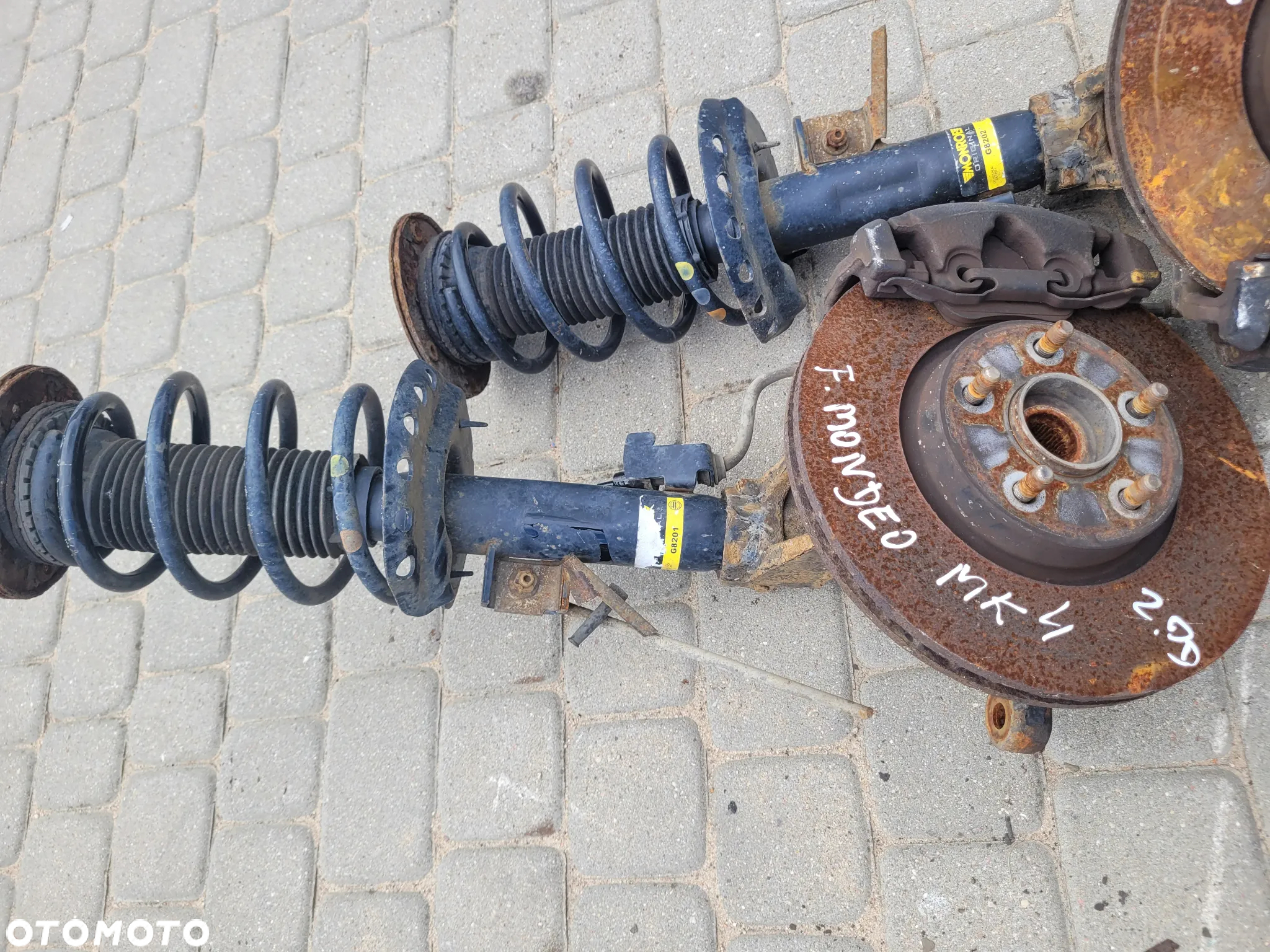 FORD MONDEO MK4 MCPHERSON PRAWA LEWA STRONA KOMPLET - 3