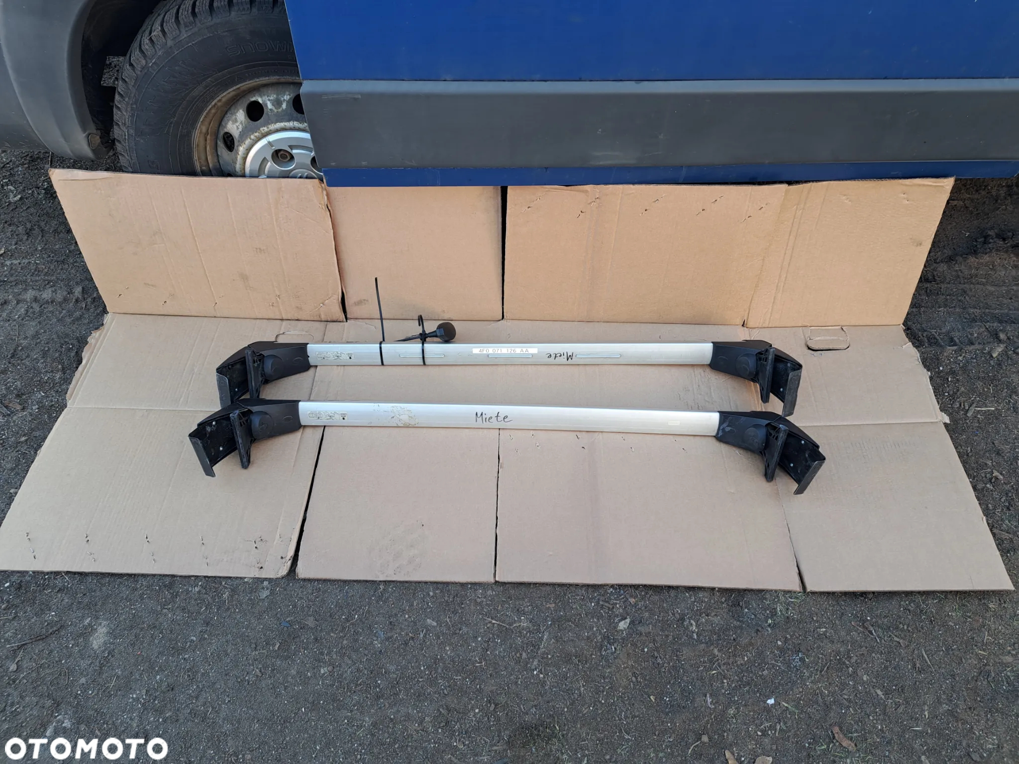 Bagażnik Dachowy Bazowy Audi A6 S6 C6 Sedan 4F0071126 Zestaw Belek Bagażnika Dachowego Do Samochodów Bez Relingu Dachowego - 7