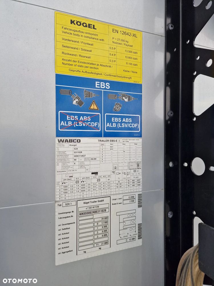 Kögel FIRANKA - SAF - OŚ PODNOSZONA - JAK NOWA - MAŁY PRZEBIEG - 2