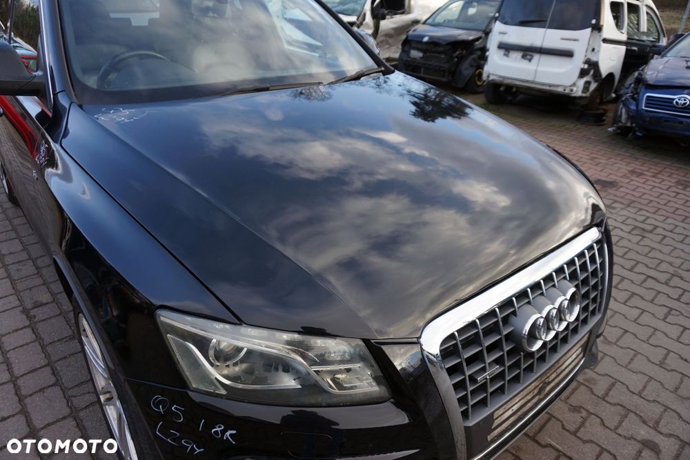 MASKA ZDERZAK BŁOTNIKI LAMPY Q5 I 8R LZ9Y XENON SPRYSKI S-LINE AUDI 2008-2012 CZARNY PRZÓD KOMPLETNY - 3