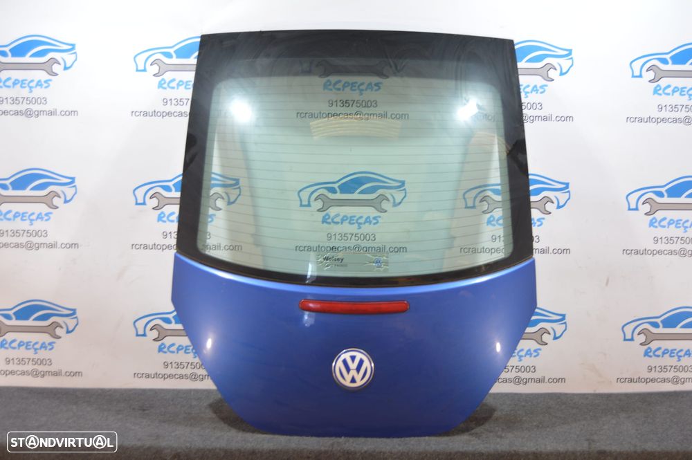 PORTA TAMPA MALA VW VOLKSWAGEN NEW BEETLE 1C0827025P FECHO PUXADOR MOTOR VIDRO 3º STOP - 1