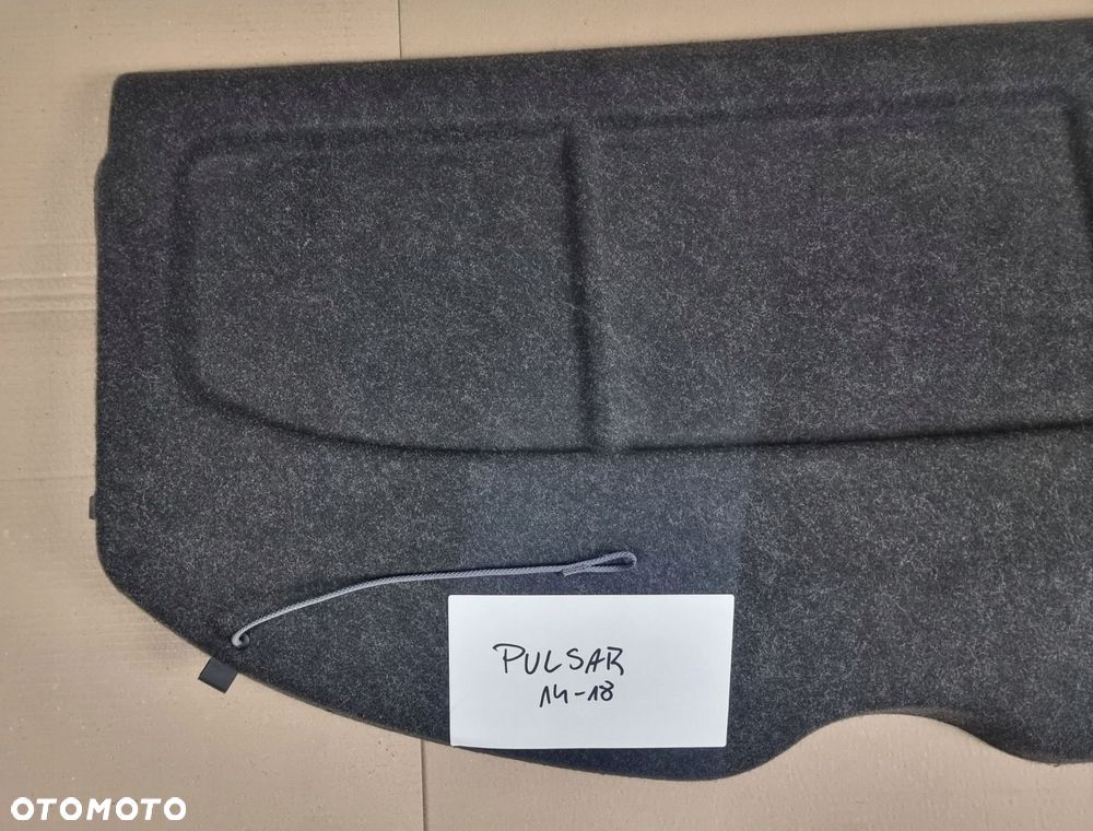nissan pulsar 14-18 półka tylna bagażnika - 6