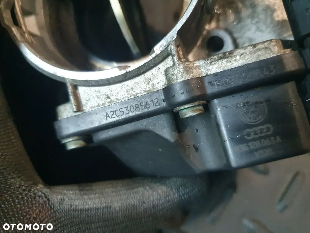 Przepustnica 1.9 tdi 2.0 tdi BMM BLS 03G128063A AUDI VW SEAT SKODA + WTYCZKA INSTALACJA - 3