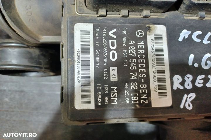 Calculator motor ECU A0275457432 - 1.6 A0275457432 - 1.6 Mercedes-Ben - 2