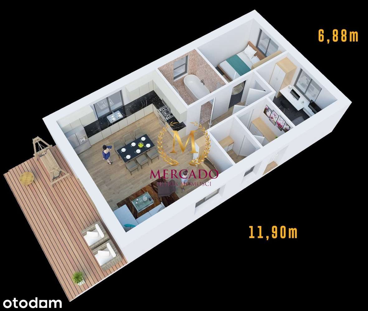 Nieruchomość z potencjałem – dom 63,5 m2 w budowi - Pełny obrazek: 2/11