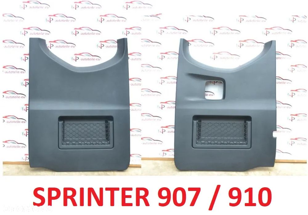 MERCEDES SPRINTER W907 BOCZEK BOCZKI TAPICERKA TAPICERKI DRZWI TYŁ TYL TYLNA TYLNYCH KAMPER - 1