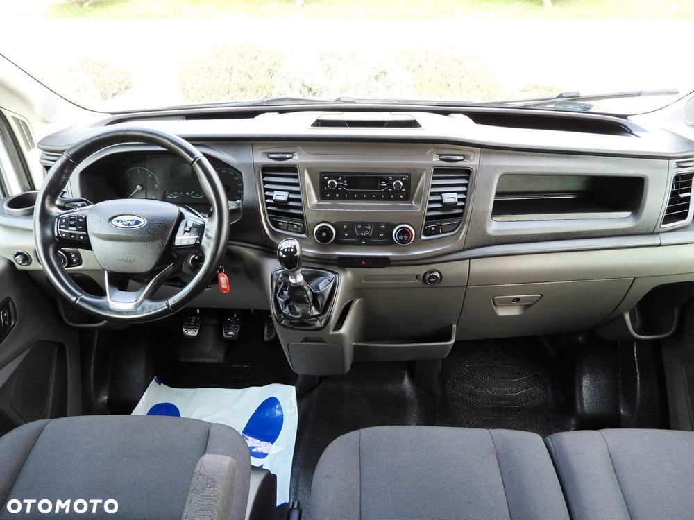 Ford TRANSIT SKRZYNIA PLANDEKA PODWÓJNA KABINA DOKA 7 MIEJSC TEMPOMAT LEDY KLIMATYZACJA  130KM - 24