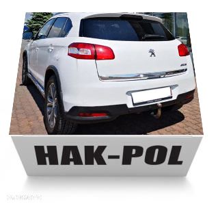 SOLIDNY HAK HOLOWNICZY+WIĄZKA7PIN+7/13P DO MITSUBISHI ASX+CITROEN C4 AIRCROSS+PEUGEOT 4008 - 13