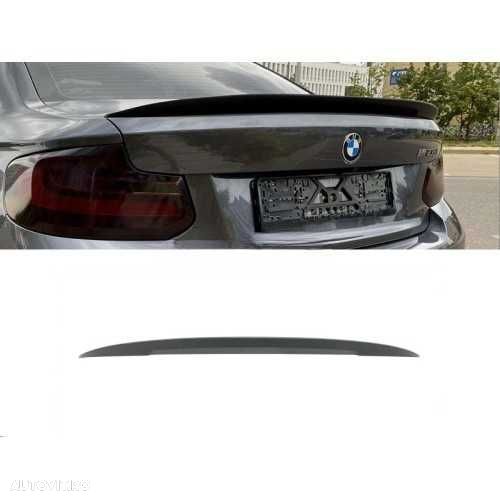 Eleron Lip Codita Portbagaj BMW Seria 2 F22 / F23 / F87, Negru Lucios - 2