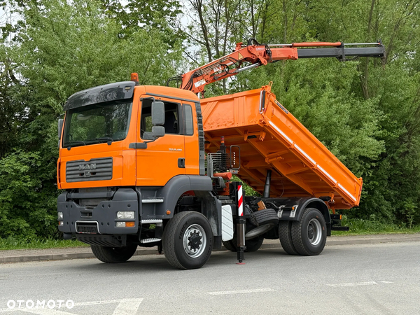 MAN * MAN 18 480 * KIPER WYWROTKA * 4x4 * HDS ATLAS 85* STAN BARDZO DOBRY * Sprowadzony