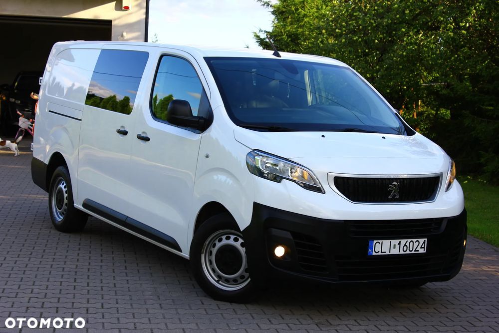 Peugeot EXPERT 2.0 122KM L3H1 BRYGADÓWKA 6 OSÓB LONG NAVIGACJA MAŁY PRZEBIEG 42 TYŚ KM  FV23% - 1
