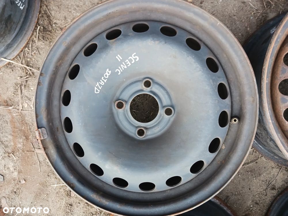 Felgi stalowe Renault Scenic II Megane II 15 5x108 60,1 komplet - 2