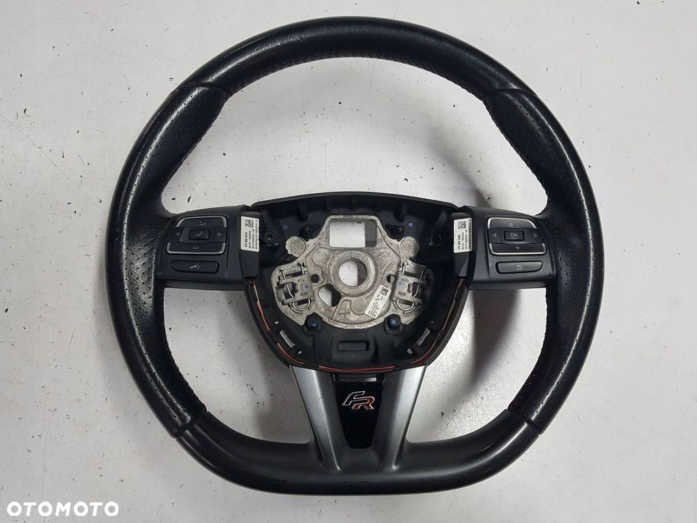 SEAT LEON 2 II LIFT 09-12r FR ALTEA KIEROWNICA SKÓRZANA 5P0419091BB - 1