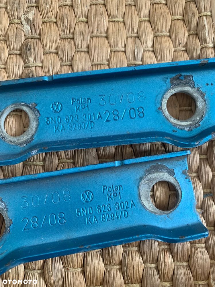 ZAWIASY ZAWIAS MASKI LEWY PRAWY 5N0823301A 5N0823302A VOLKSWAGEN TIGUAN - 6