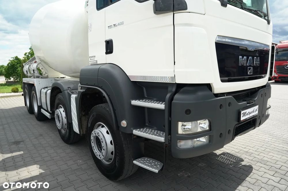 MAN TGS 35.400 / 8x4 / BETONOMIESZARKA / SCHWING STETTER / GRUSZKA 9 M3 / EURO 5 - 7