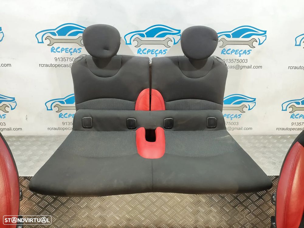 BANCOS PELE TECIDO AIRBAG MINI COOPER S R57 CABRIO CABRIOLET R56 - 10