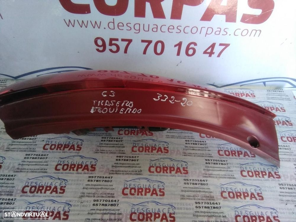 FAROLIM TRASEIRO ESQUERDO CITROEN C3 I 2003 -2556 - 2