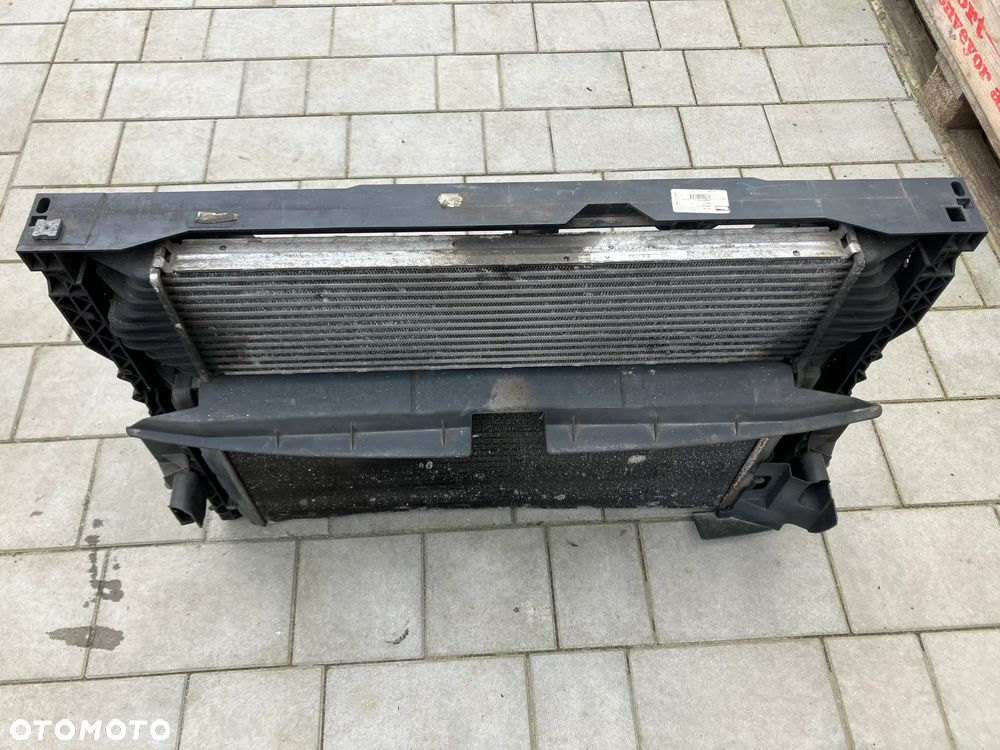 KOMPLET CHŁODNIC RENAULT MASTER II 2.2 DCI 2002 ROK MOVANO PAS PRZEDNI KASETA CHŁODNICA WODY INTERCOOLER WENTYLATOR 8200023040 - 2
