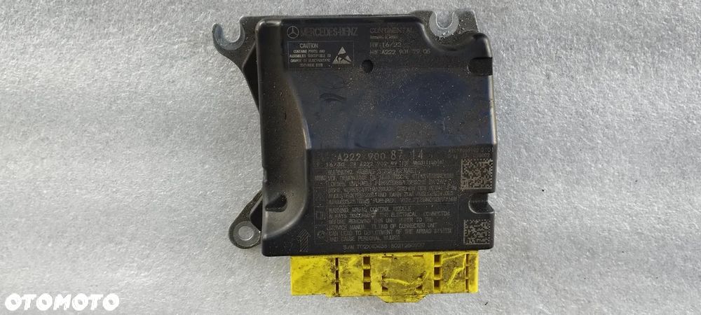 MERCEDES s 220 e 211 CLK 209 sprinter 906 vito 639 moduł sensor poduszek air bag - 4