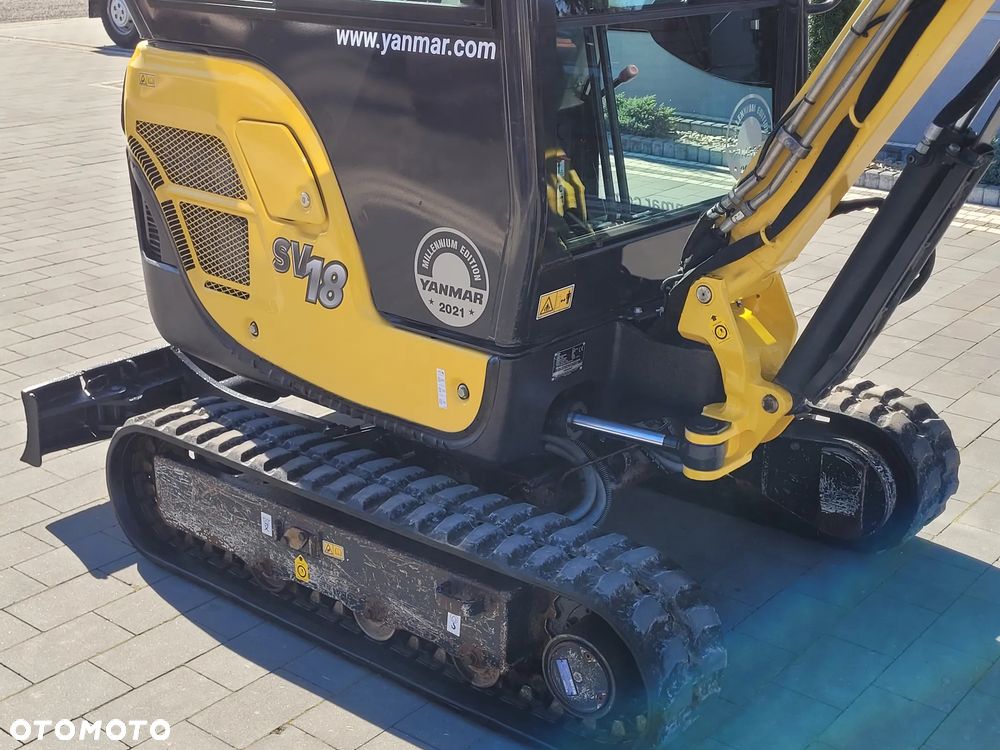 Yanmar SV18 / 1900h / sprowadzona / 2 łyżki / - 11