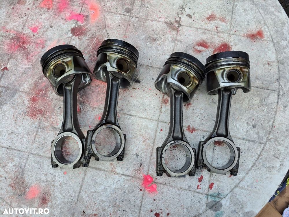 Pistoane piston cu biela complet Vw,Skoda ,Audi motor 2.0 tdi CBAB - 1
