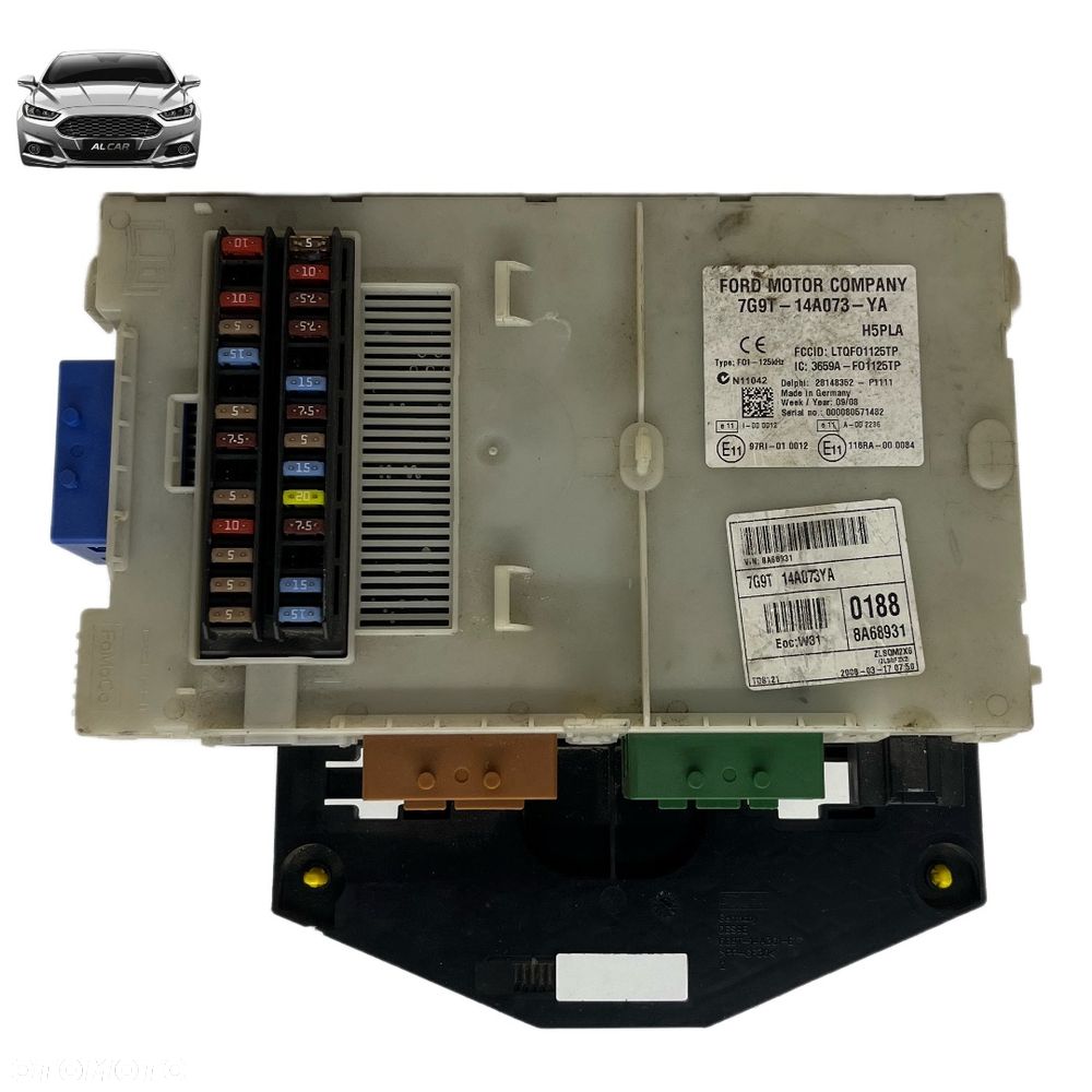 SKRZYNKA BEZPIECZNIKÓW BSI FORD MONDEO MK4 7G9T-14A073-CE - 1
