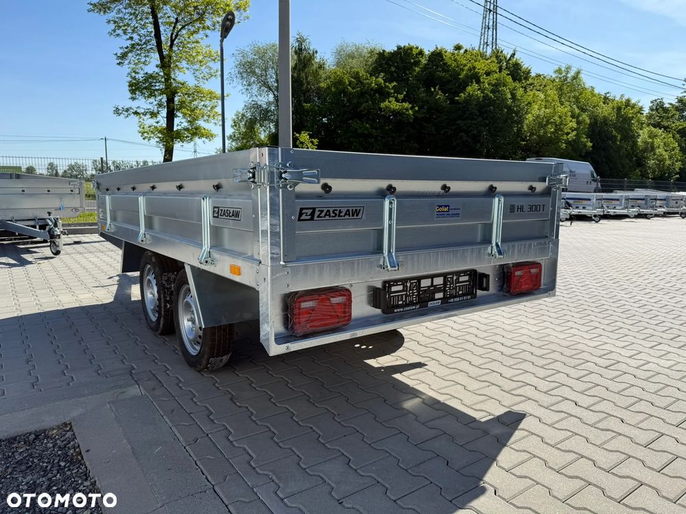 Zaslaw przyczepa platforma z kołami pod HL265T HL300T 2 osie 750kg - 8