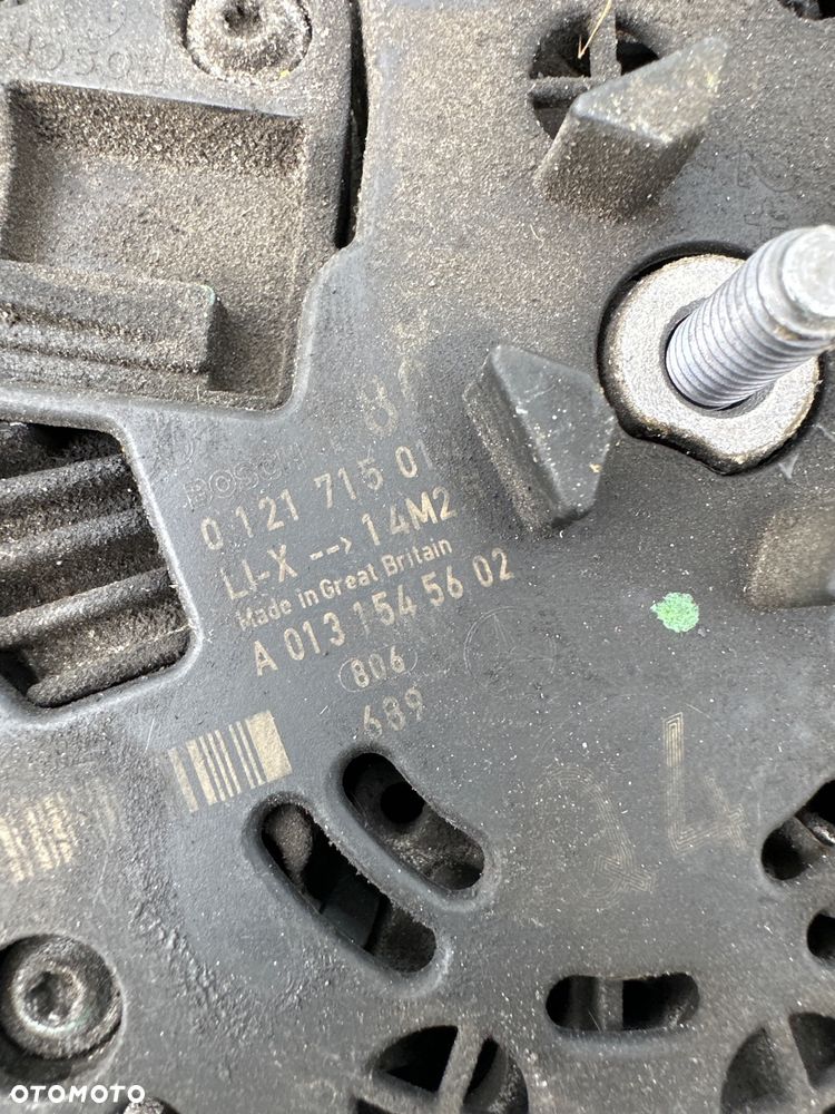 MERCEDES a 169 b 245 cdi alternator  180A - 2