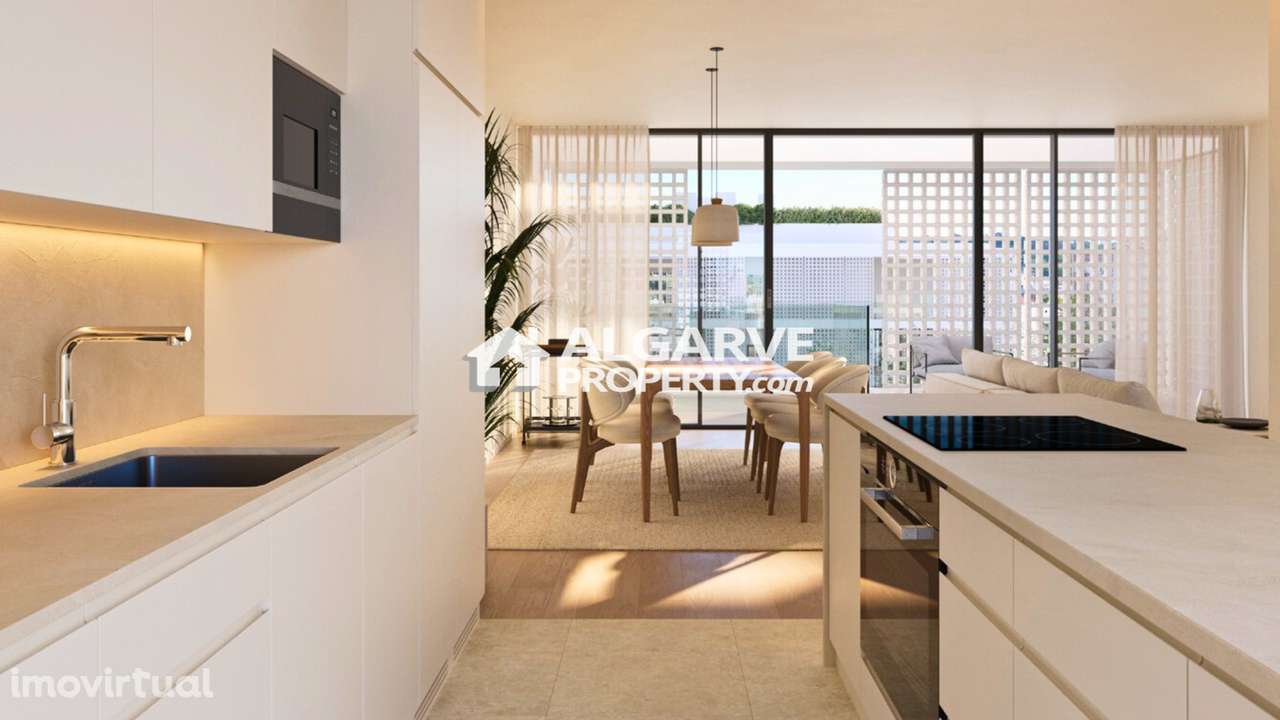 Duplex T4 de Luxo com Piscina no Terraço no Centro de Vilamoura – Bota - Grande imagem: 3/26