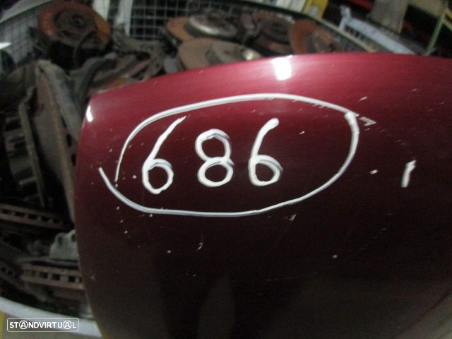 Capot Capo686 VW GOLF 3 1994 1.9D 65CV 3P VERMELHO - 2