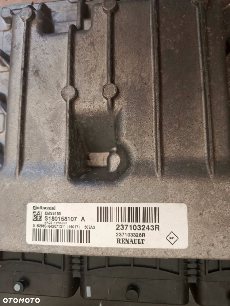 KOMPUTER STEROWNIK SILNIKA RENAULT SCENIC III MEGANE III CAPTUR 237103243R - 2