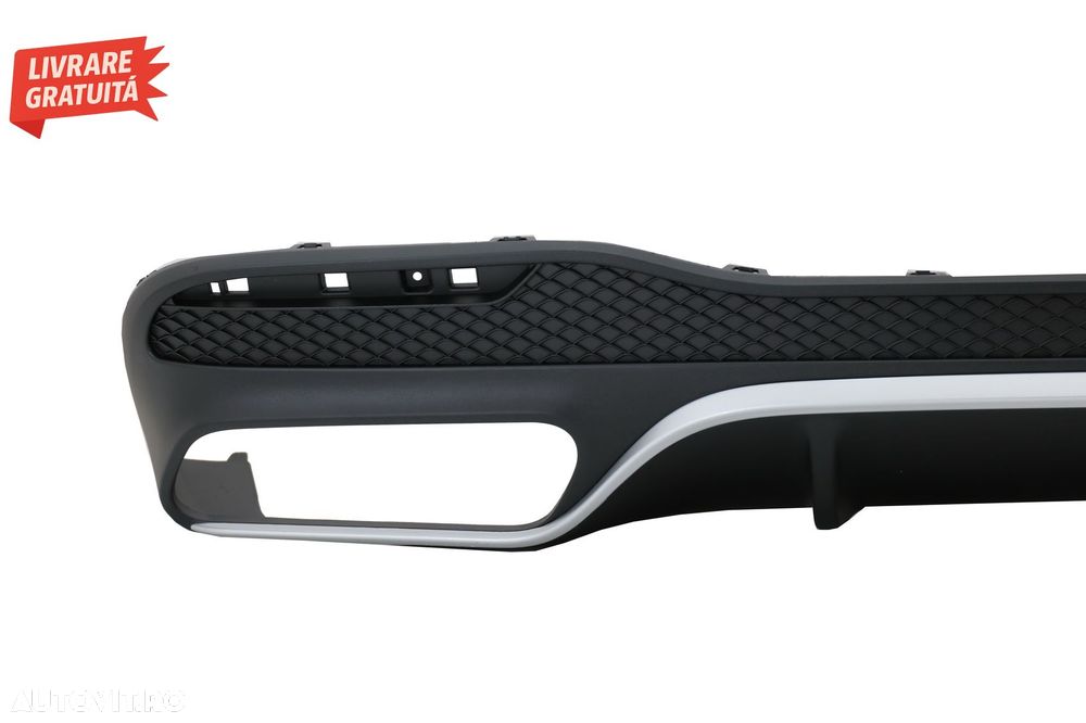 Difuzor Bara Spate cu Ornamente Evacuare Mercedes GLS X166 Facelift (09.2015-2019)- livrare gratuita - 5