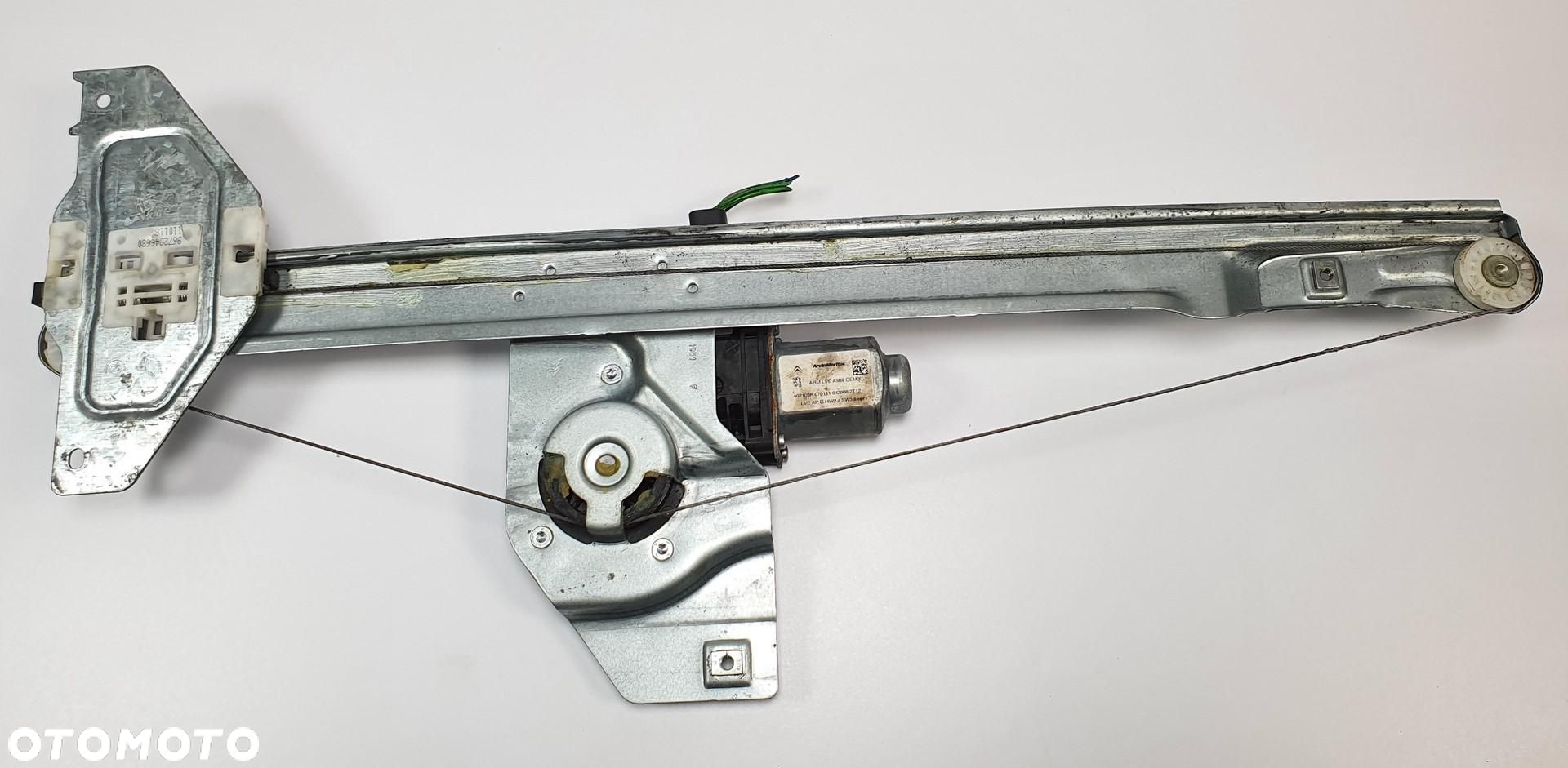 MECHANIZM PODNOSNIK SZYBY LEWY PRZÓD CITROEN BERLINGO II 402103K - 2