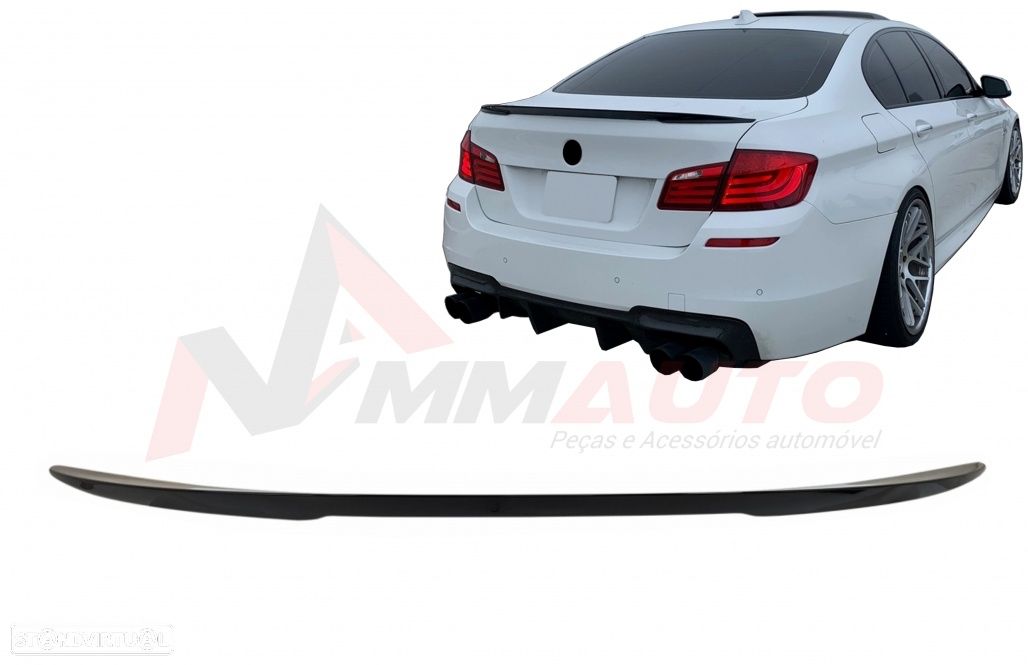 Aileron Mala BMW Série 5 F10 M Performance Preto Brilho - 1