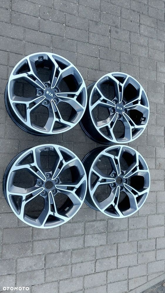 Komplet felg aluminiowych KIA SPORTAGE GT 19 CALI 7.5J ET50.5 52910-F1510 5x114,3 czujniki tmps - 1